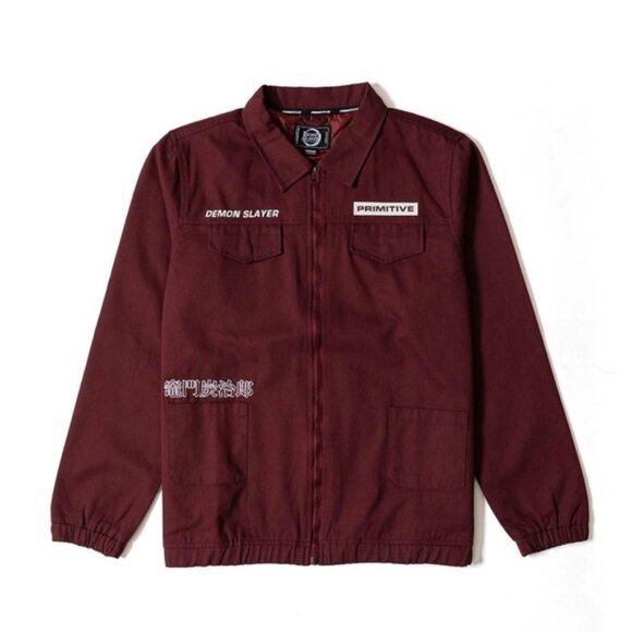 PRIMITIVE x DEMON SLAYER Tanjiro Kamado Anime Utility Jacket Men’s Size Small - Picture 3 of 16